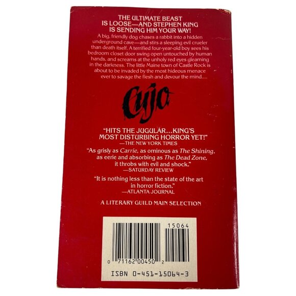 5 Stephen King Paperback Book Cujo Dolores Claiborne Salem Lot Dark Half Talisma - Picture 5 of 13